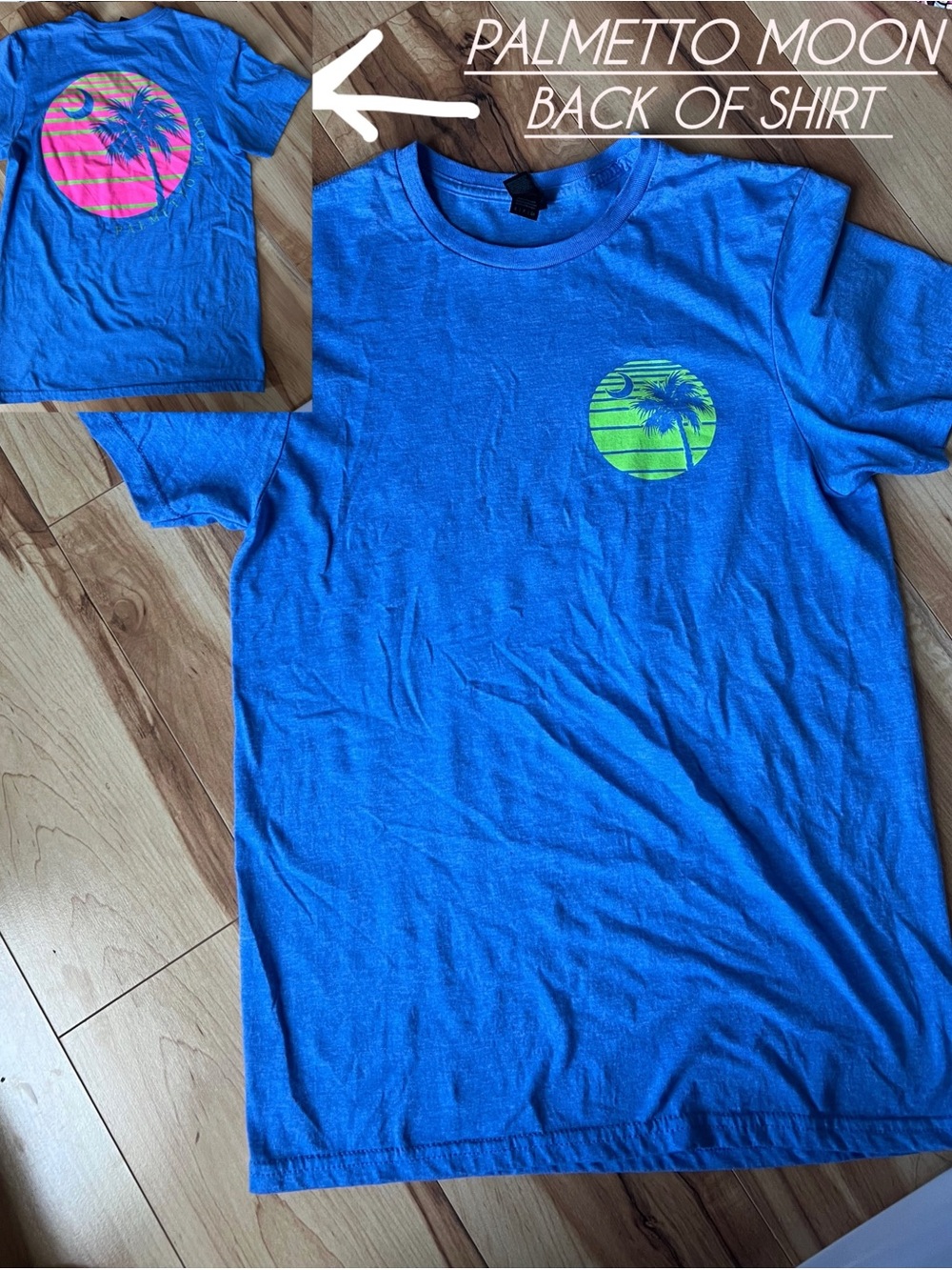 Palmetto Moon Blue Short-Sleeve Graphic Tee